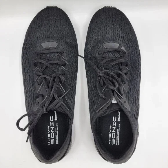 Under Armour Mens Hovr Sonic Running Shoes Bluetooth Size 12 Black & White - Picture 10 of 12